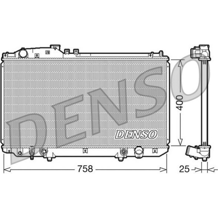 Denso Motorkühler DRM51006 Denso Motorkühler DRM51006