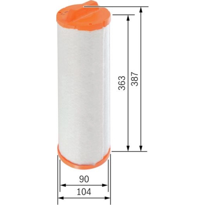 Bosch Sekundärluftfilter F 026 400 340 Bosch Sekundärluftfilter F 026 400 340