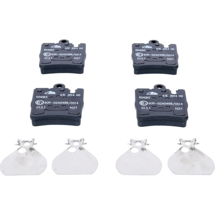 ATE Bremsbelagsatz Mercedes-Benz Hinterachse W210 13.0460-4065.2 ATE Bremsbelagsatz Mercedes-Benz Hinterachse W210 13.0460-4065.2