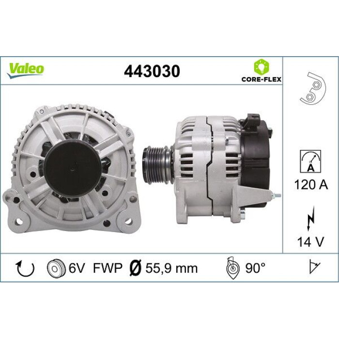 Valeo Lichtmaschine 443030