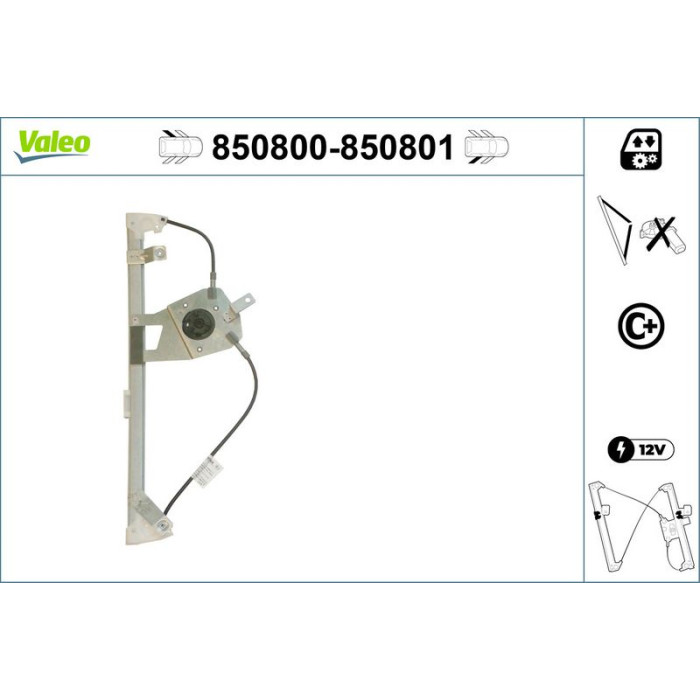 VALEO 850801 Fensterheber VALEO 850801 Fensterheber