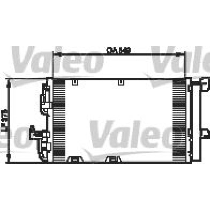 Valeo Klimakondensator 818047 Valeo Klimakondensator 818047