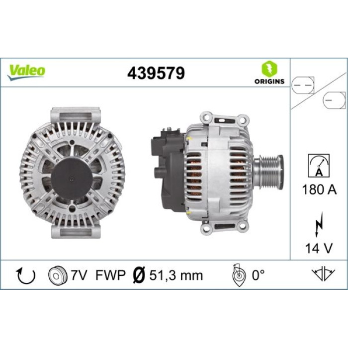 Valeo Lichtmaschine 439579 Valeo Lichtmaschine 439579