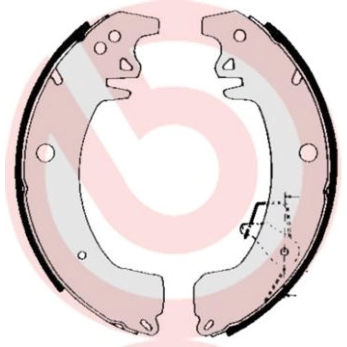 Bremsbackensatz HA S 68 537