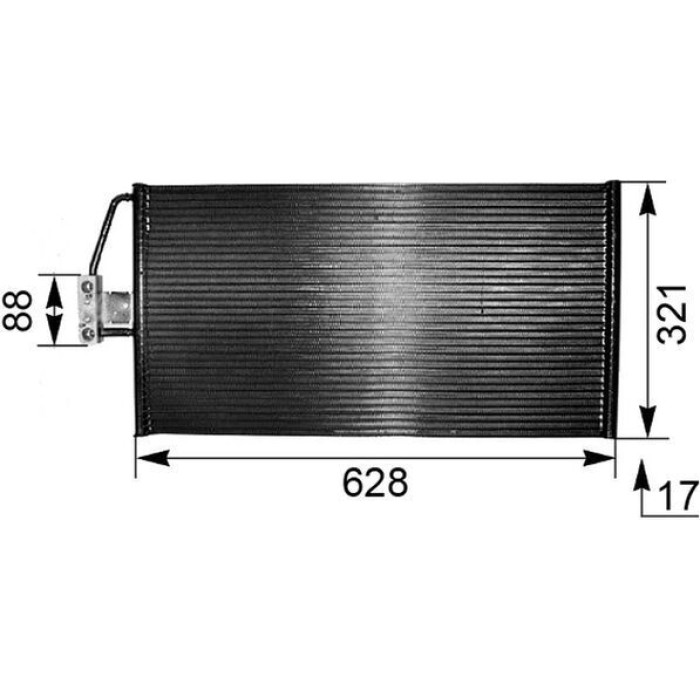 Kondensator, Klimaanlage AC 266 000P Kondensator, Klimaanlage AC 266 000P