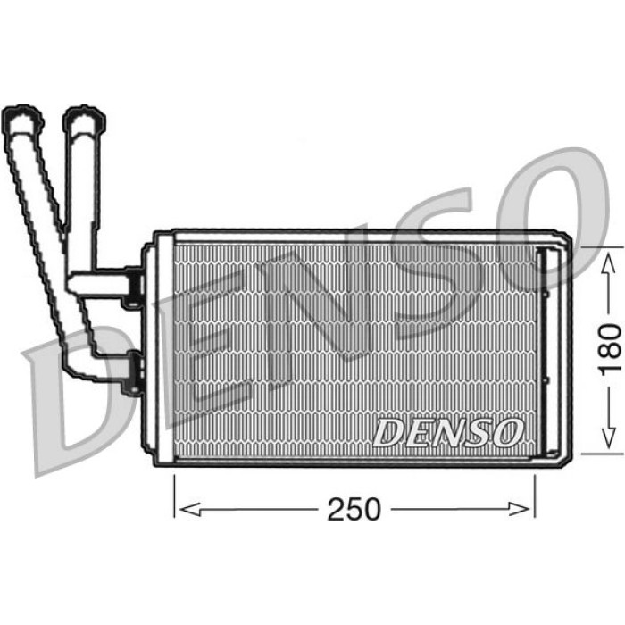 Denso Wärmetauscher DRR09100 Denso Wärmetauscher DRR09100