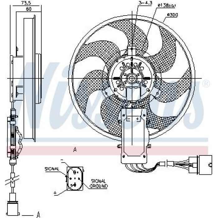 Nissens Kühlerlüfter PKW 85730 Nissens Kühlerlüfter PKW 85730