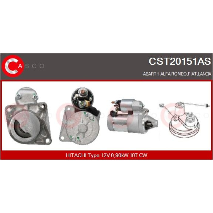 CASCO Anlasser CST20151AS CASCO Anlasser CST20151AS