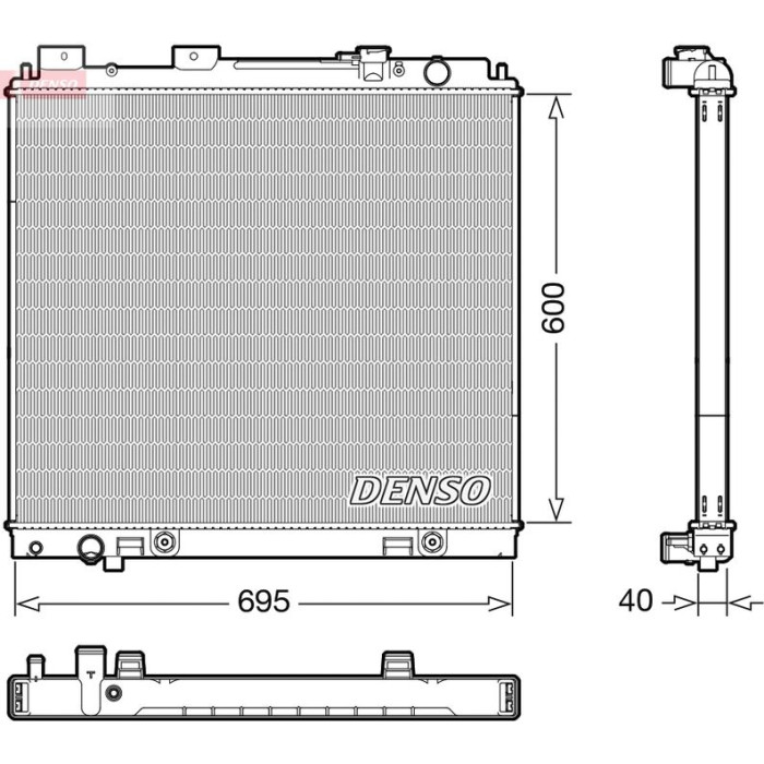 Denso Motorkühler DRM46068 Denso Motorkühler DRM46068
