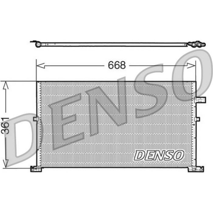 Denso Klimakondensator DCN10013 Denso Klimakondensator DCN10013