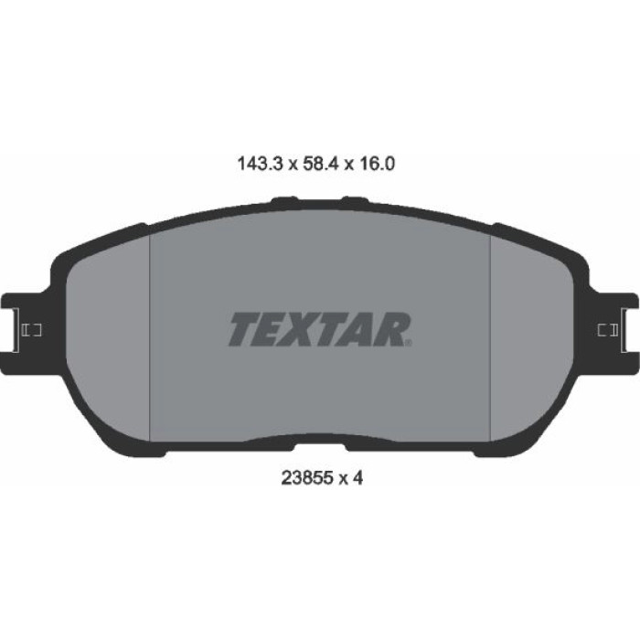 2385501 Textar Bremsbelagsatz 2385501