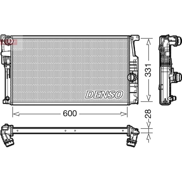 Denso Motorkühler DRM05014 Denso Motorkühler DRM05014