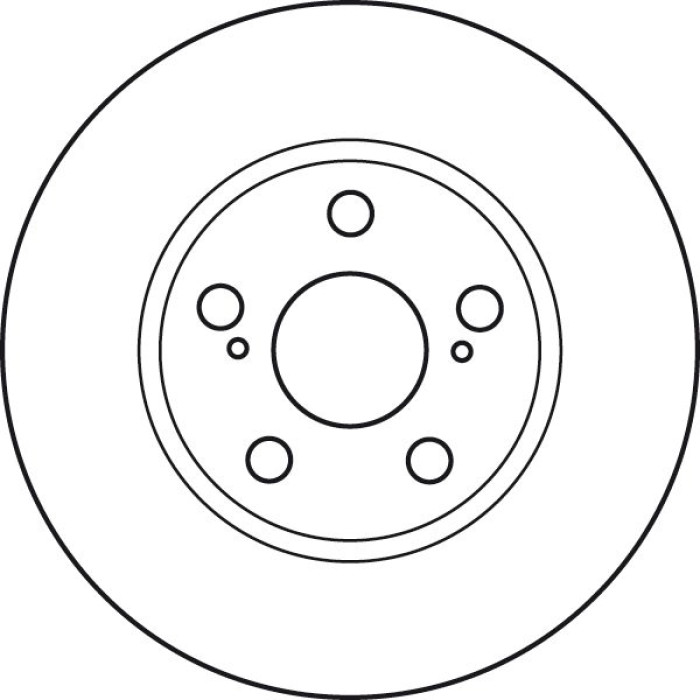 TRW Bremsscheibe Toyota Prius 03-09 DF4906 TRW Bremsscheibe Toyota Prius 03-09 DF4906