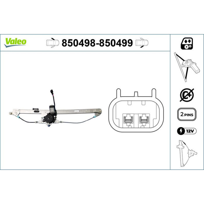 VALEO 850499 Fensterheber VALEO 850499 Fensterheber