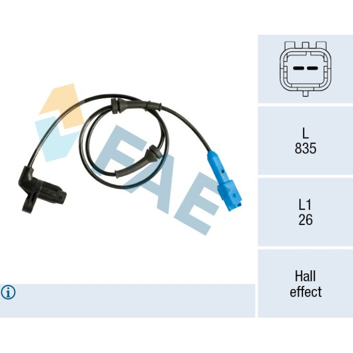FAE Sensor, Raddrehzahl 78140