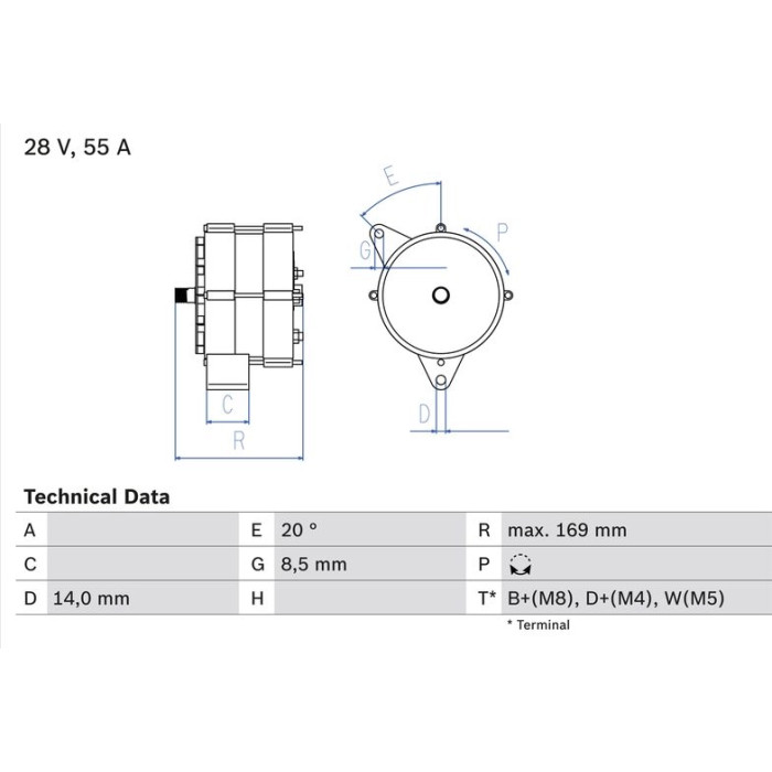 Bosch Lichtmaschine 0 986 034 370 Bosch Lichtmaschine 0 986 034 370