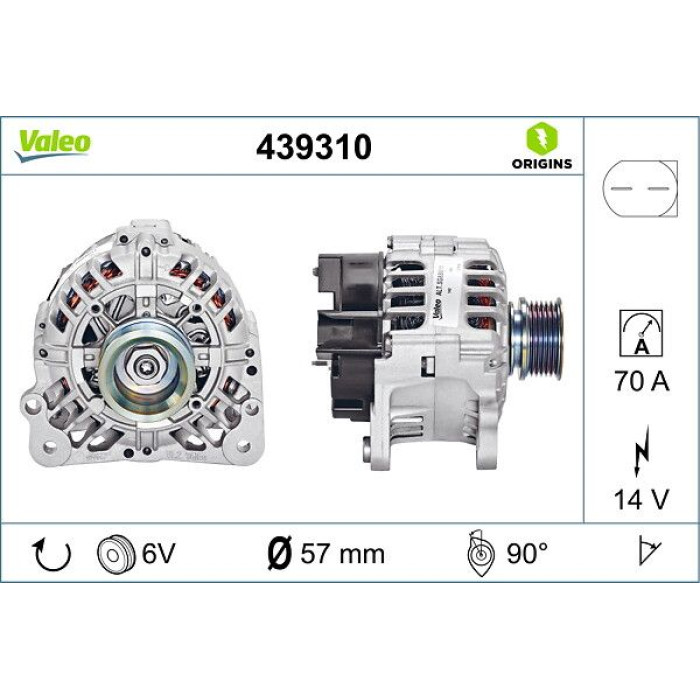 Valeo Lichtmaschine 439310 Valeo Lichtmaschine 439310