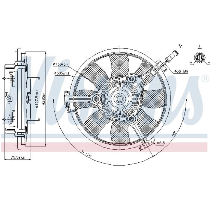 Nissens Kühlerlüfter PKW 85691 Nissens Kühlerlüfter PKW 85691