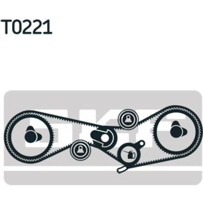 SKF Zahnriemensatz VKMA 03010 SKF Zahnriemensatz VKMA 03010