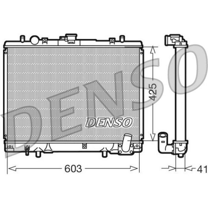 Denso Motorkühler DRM45019 Denso Motorkühler DRM45019