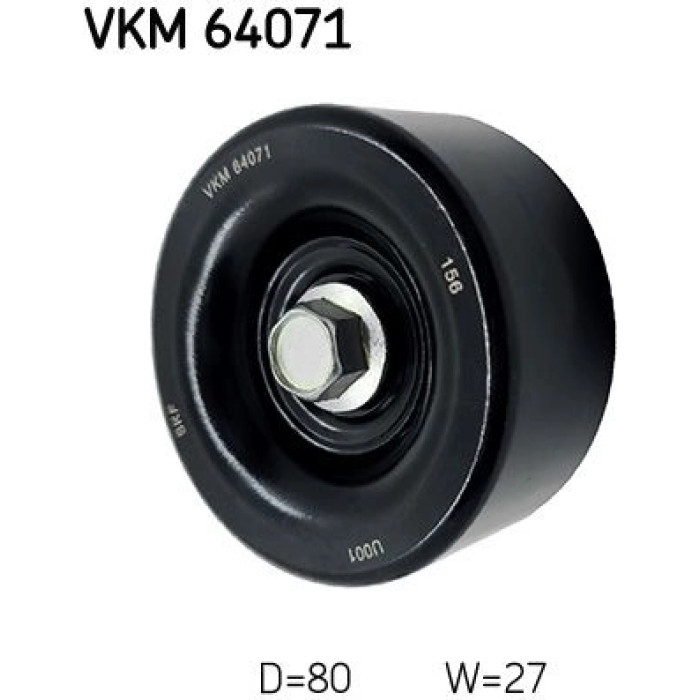 SKF Keilrippenriemen-Umlenkrolle VKM 64071 SKF Keilrippenriemen-Umlenkrolle VKM 64071