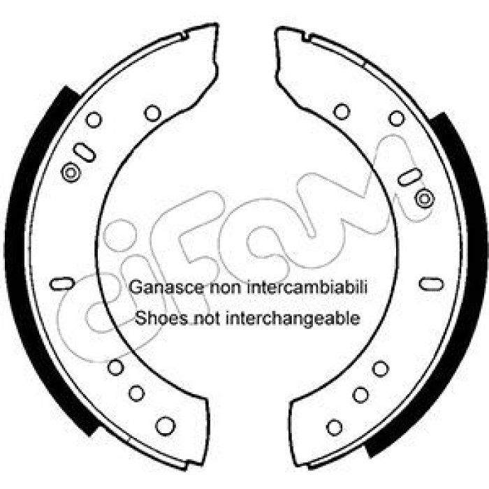 CIFAM Bremsbackensatz 153-366 CIFAM Bremsbackensatz 153-366