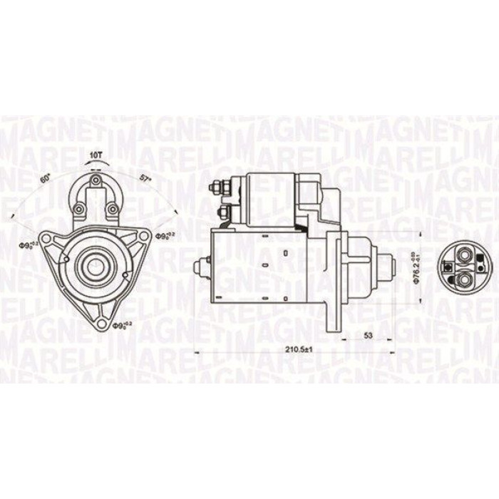 Magneti Marelli Anlasser 063721176010