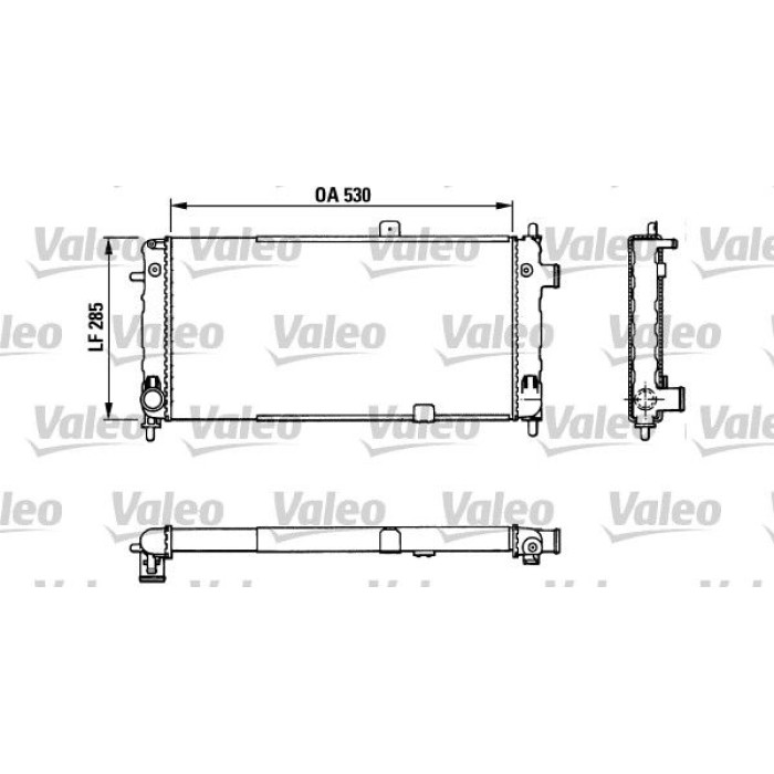 Valeo Motorkühler 883771 Valeo Motorkühler 883771