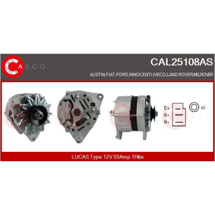 CASCO Generator CAL25108AS CASCO Generator CAL25108AS
