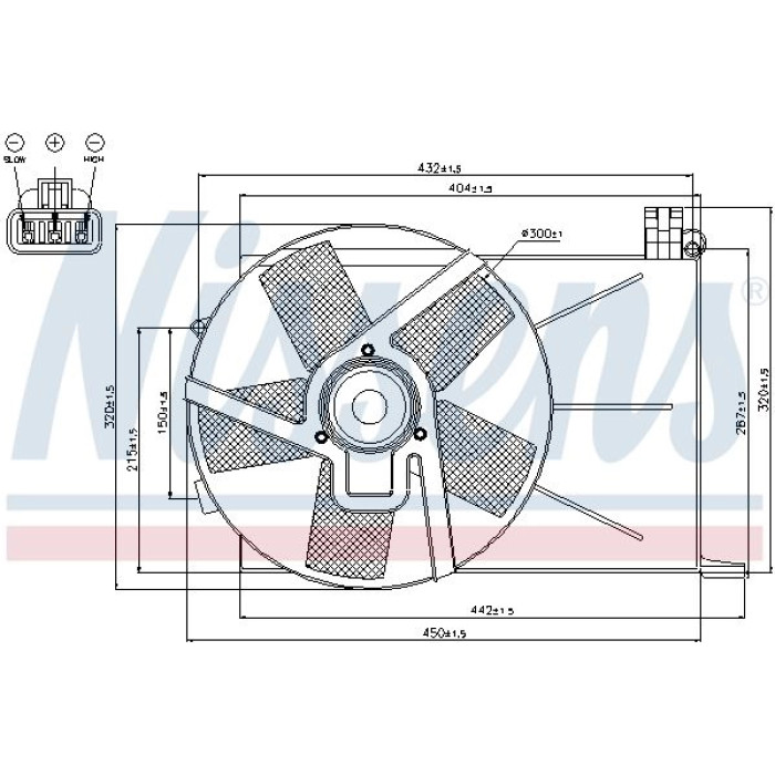 Nissens Kühlerlüfter PKW 85193 Nissens Kühlerlüfter PKW 85193