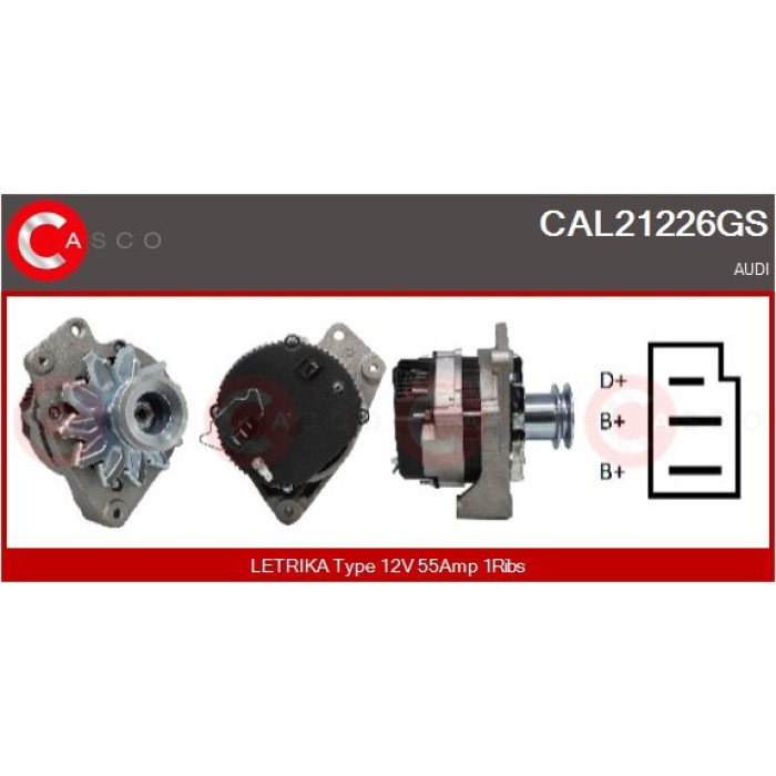 CASCO Generator CAL21226GS CASCO Generator CAL21226GS