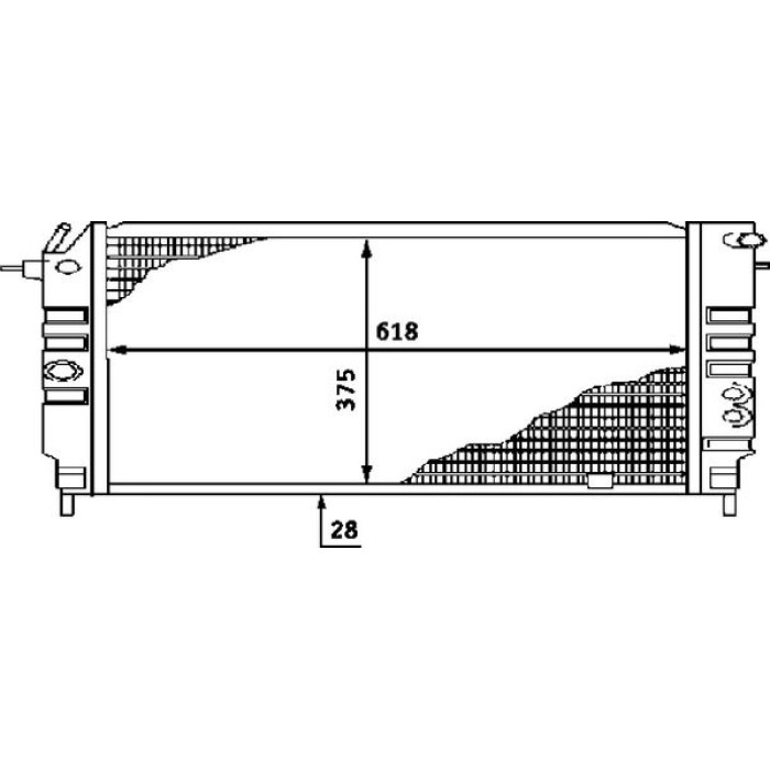 MAHLE Kühler, Motorkühlung CR 438 000S MAHLE Kühler, Motorkühlung CR 438 000S