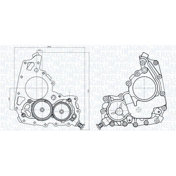 Magneti Marelli Ölpumpe 351516000121