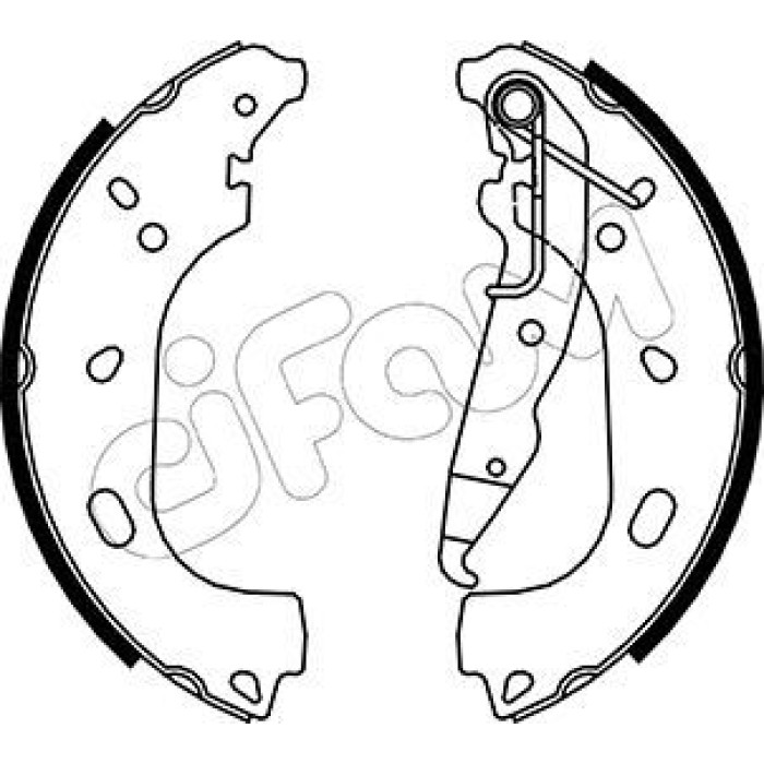 CIFAM Bremsbackensatz 153-319 CIFAM Bremsbackensatz 153-319