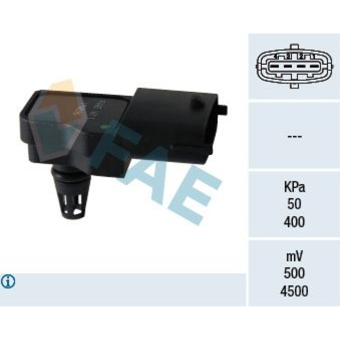 FAE Sensor, Saugrohrdruck 15096 FAE Sensor, Saugrohrdruck 15096