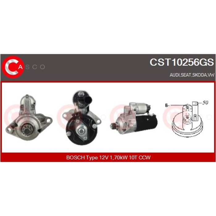 CASCO Anlasser CST10256GS CASCO Anlasser CST10256GS