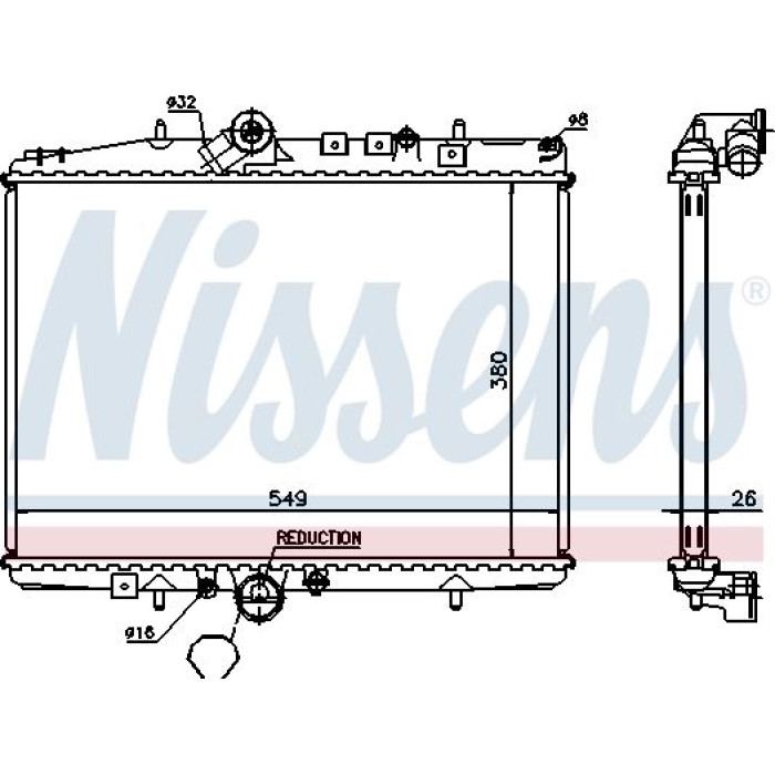 Nissens Wasserkühler PKW 61295A