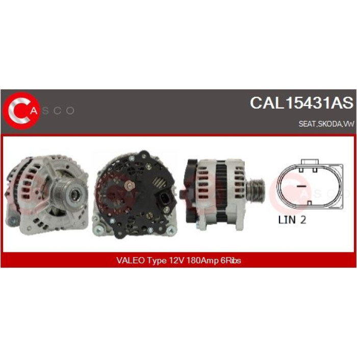 CASCO Generator CAL15431AS CASCO Generator CAL15431AS