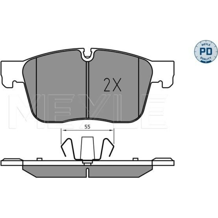 MEYLE Scheibenbremsbelagsatz 025 223 0218/PD MEYLE Scheibenbremsbelagsatz 025 223 0218/PD