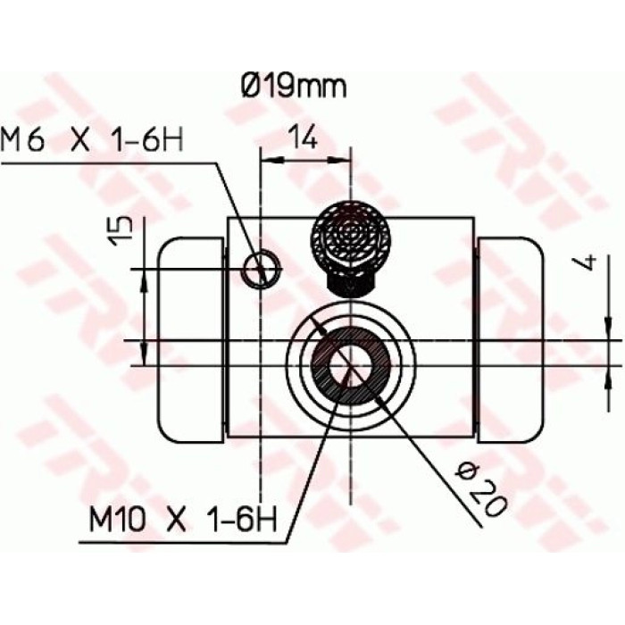 TRW Radbremszylinder BWD316