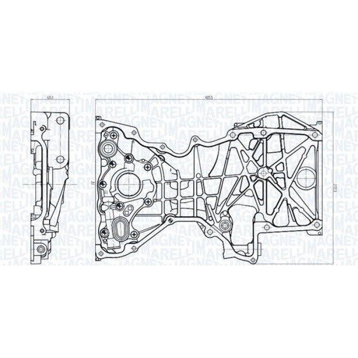 Magneti Marelli Ölpumpe 351516000108 Magneti Marelli Ölpumpe 351516000108