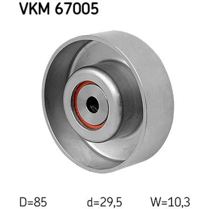 SKF Keilrippenriemen-Spannrolle VKM 67005 SKF Keilrippenriemen-Spannrolle VKM 67005