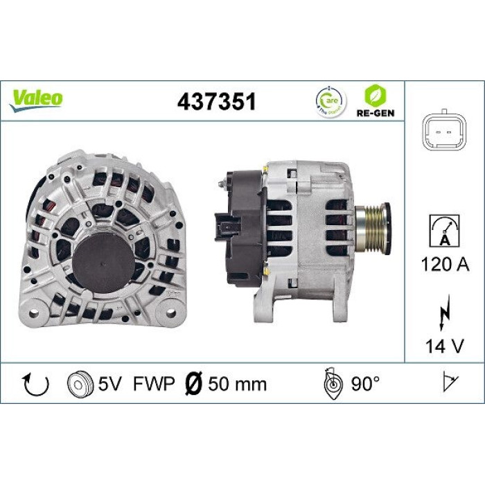 Valeo Lichtmaschine 437351 Valeo Lichtmaschine 437351