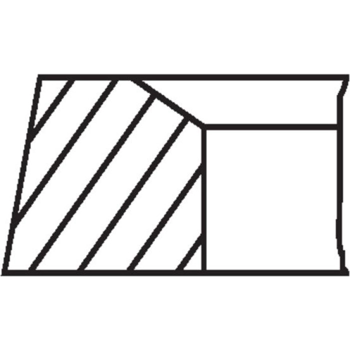 MAHLE Kolbenringsatz 002 08 N0 MAHLE Kolbenringsatz 002 08 N0