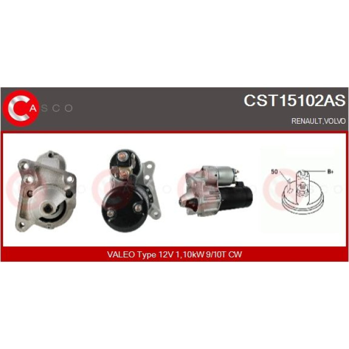 CASCO Anlasser CST15102AS CASCO Anlasser CST15102AS