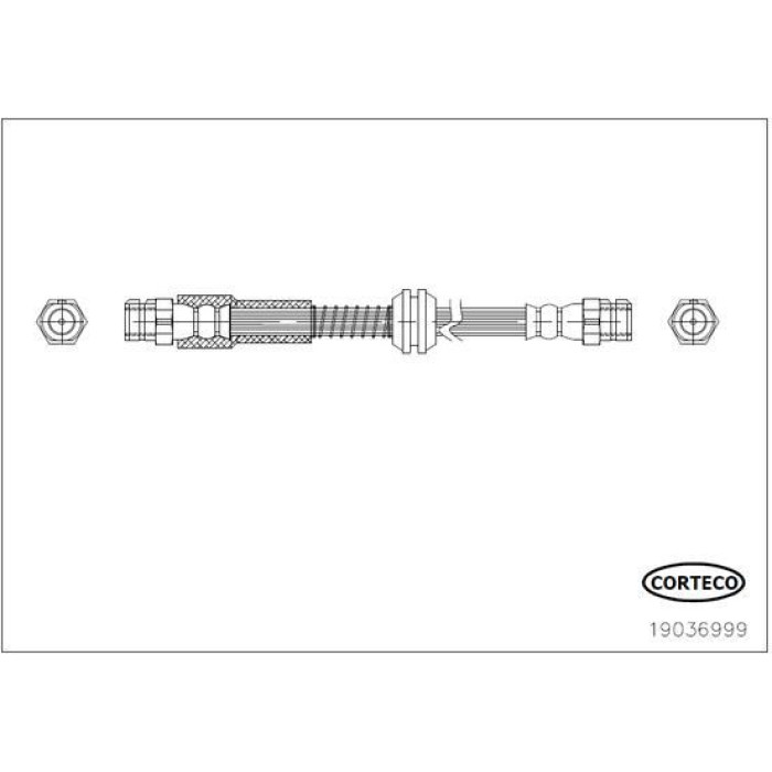 Corteco Bremsschlauch 19036999