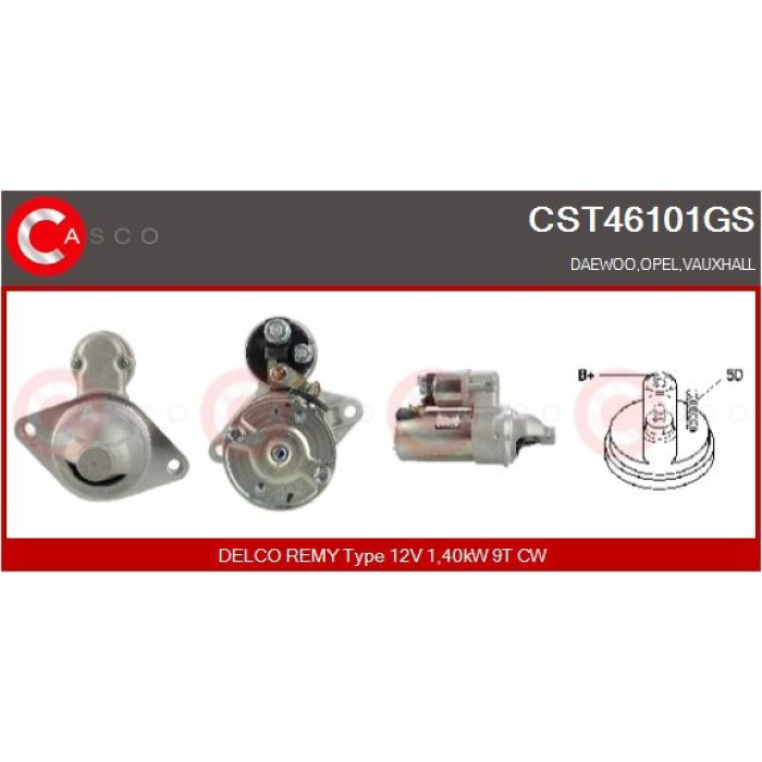 CASCO Anlasser CST46101GS CASCO Anlasser CST46101GS
