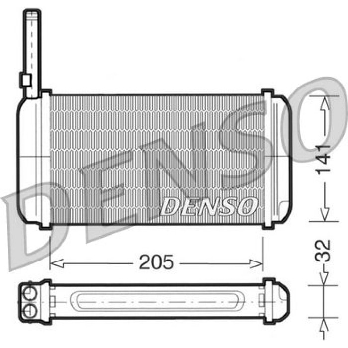 Denso Wärmetauscher DRR10002 Denso Wärmetauscher DRR10002