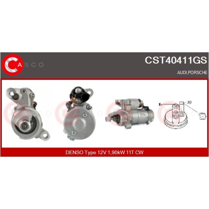 CASCO Anlasser CST40411GS CASCO Anlasser CST40411GS