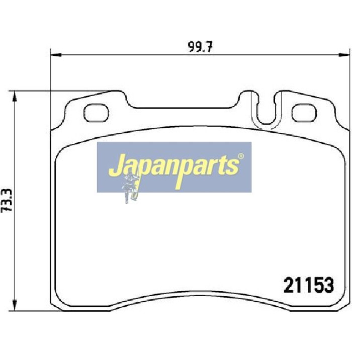 Japanparts Bremsbeläge PA-0505AF